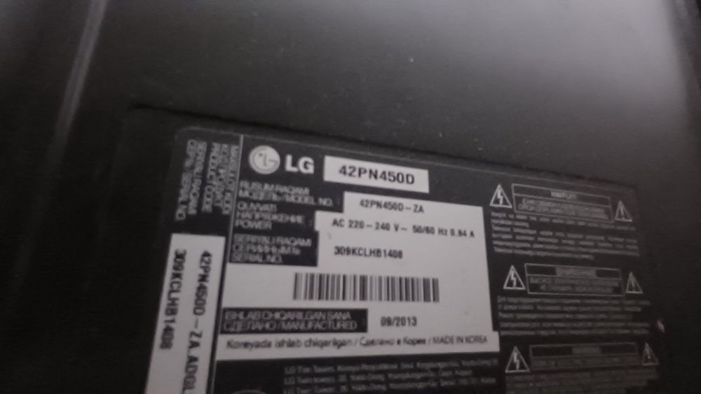 LG original oddiy televizor 43 li sotiladi.