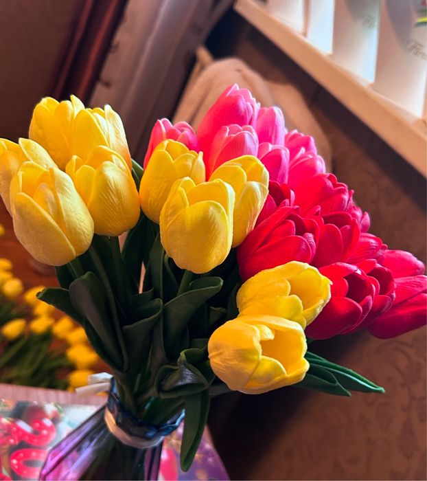 Тюльпаны силиконовые