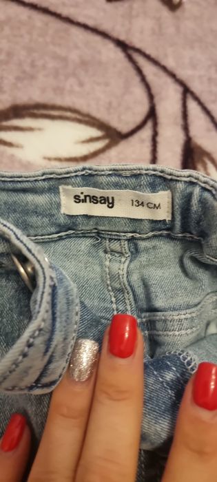 Blugi fetițe cu unicorn