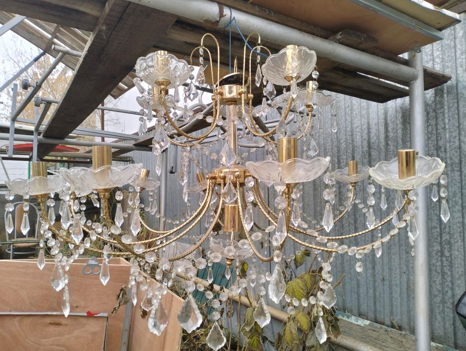 Люстра хрустальная 15 рожковая