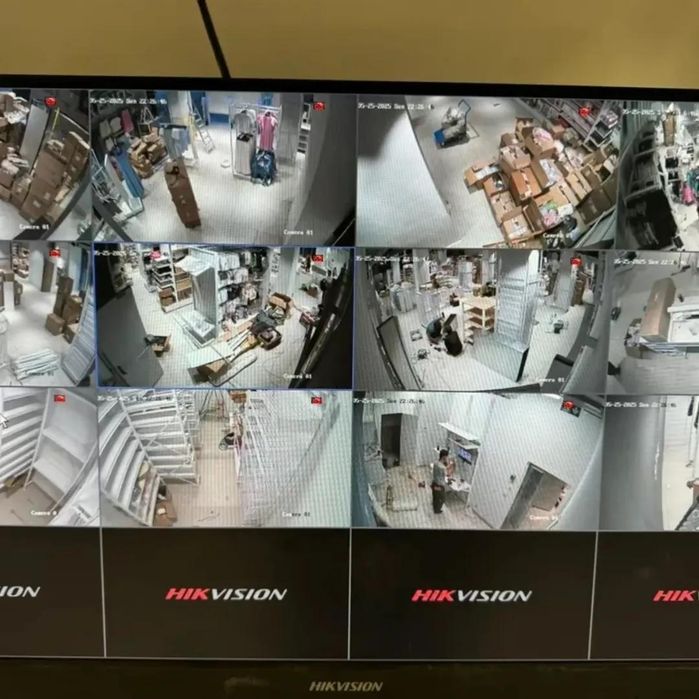 Установка камер видеонаблюдения