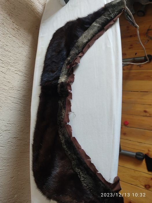 Воротник из норки