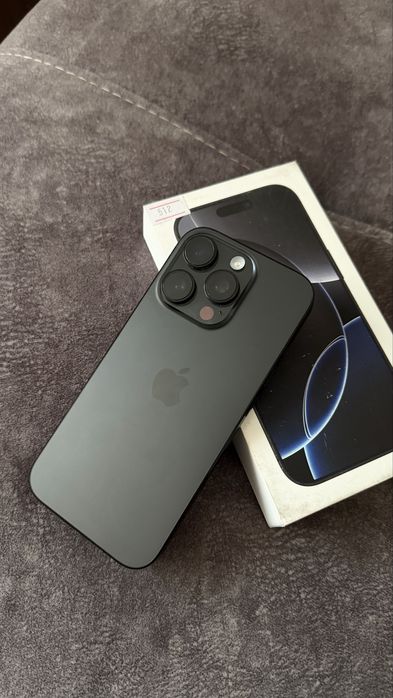 Iphone 16 pro, 512, black titanium