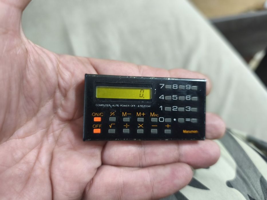 Стара запалка калкулатор Maruman