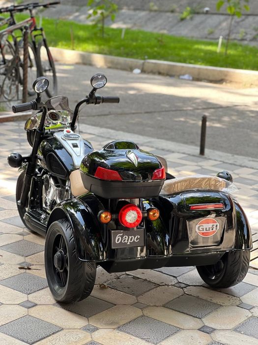 Новый детский мотоцикл с люлькой