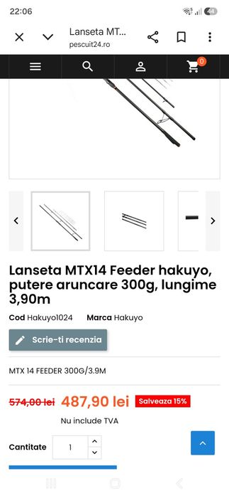 2 Daiwa emblem+ 2 mtx 14 Feeder