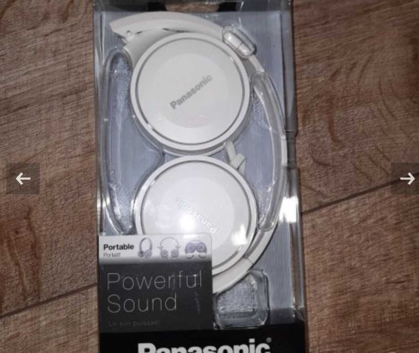 Слушалки Panasonic RP-HF100/бели