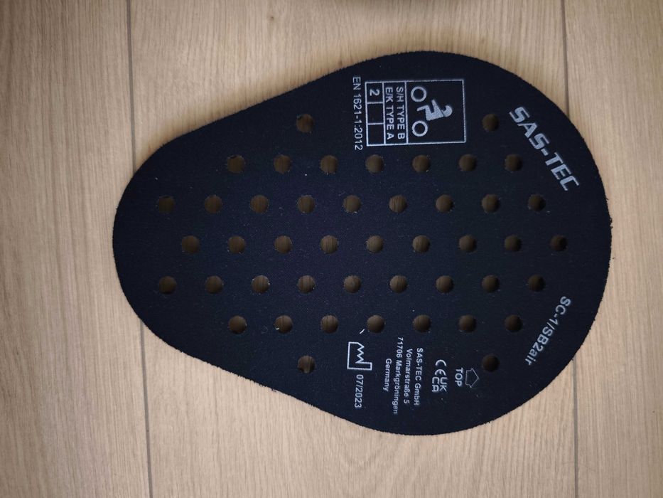 Protecții Armura Viscoelastica Noua Sas Tec Triple Flex Air Level 2 Moto Motocicleta Scooter ATV Trotineta