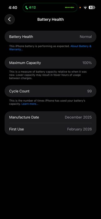 iPhone 17 pro max, blue 256 ideal