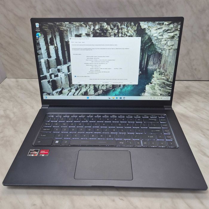 Laptop MSI Modern 15 A5M AMD RYZEN 7 5700V 16GB RAM 1TB SSD RAM 34313