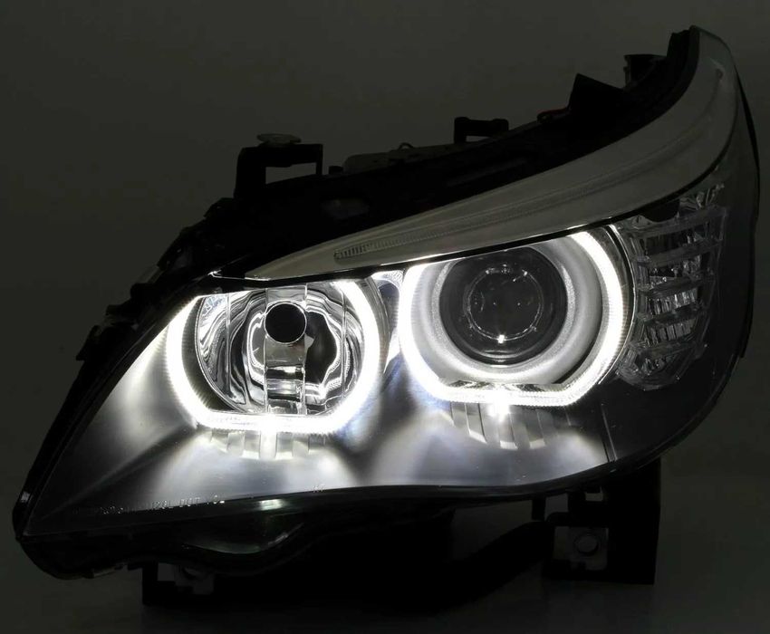 Фарове БМВ Е60 Е61 ЛЕД angle Eyes BMW E60 E61 Led Тунинг 03-07