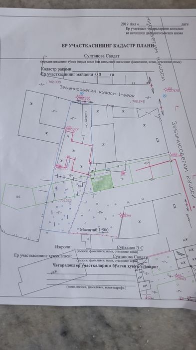 Земельный участок в центре возле президентской школой и Самарканд сити