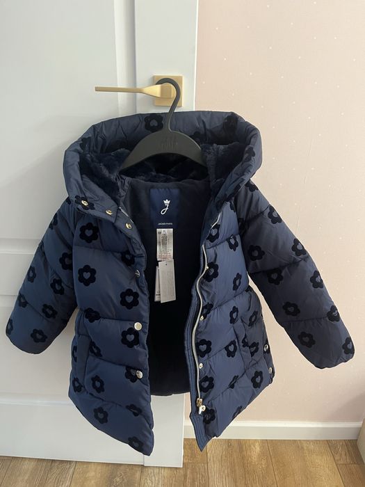 НОВАЯ! Jacadi, зимняя куртка 6 А, 116 см, коллекция 2025 г