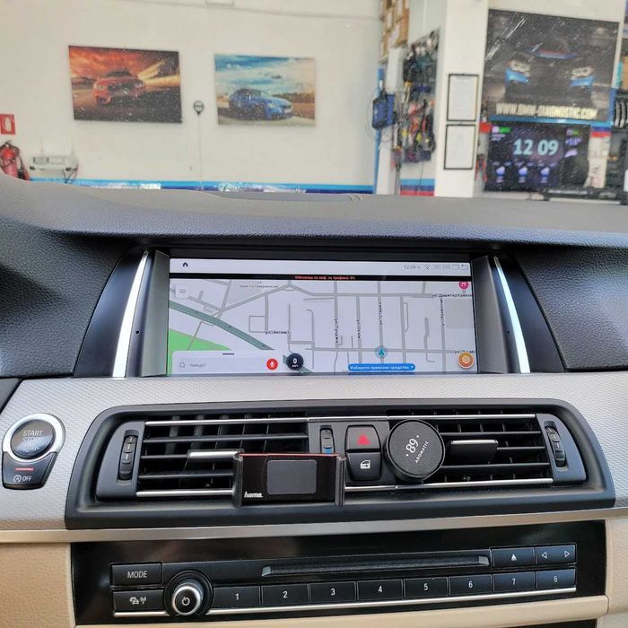 Навигация с ANDROID 14 8GB RAM 128GB HDD BMW F10 F11 БМВ Ф10 Ф11 Андроид CIC NBT + Apple Carplay