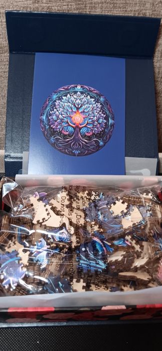 Чисто нов дървен пъзел 200 части