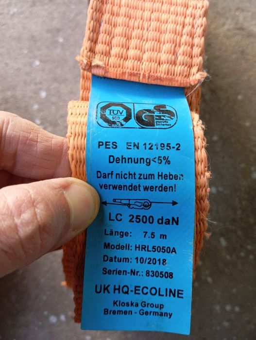 Ремень стяжной с храповиком