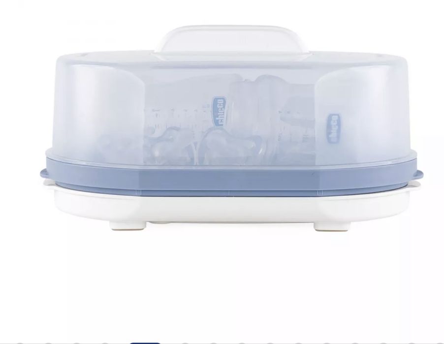 Sterilizator electric cu aburi Chicco 3 in 1 Steril Natural, 0luni+
