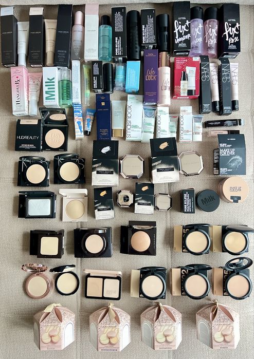 Бази, пудри и спрейове Laura Mercier, Milk, Too Faced, NARS, Mac