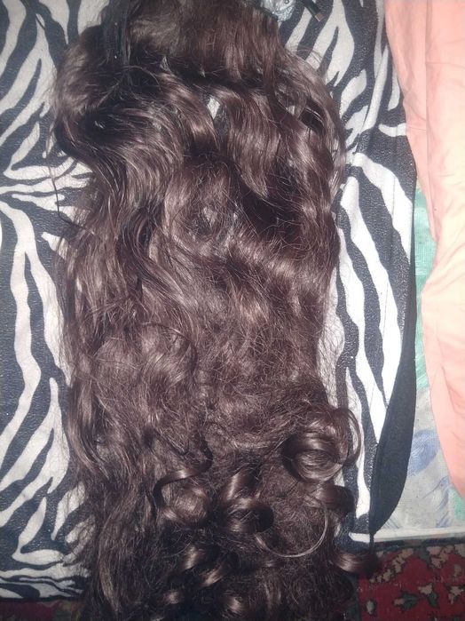 Синтетична коса 80 см много гъста