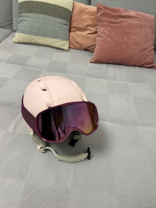 Cască ski cu ochelari