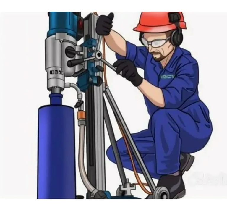 Бурение,Алмазное сверление,услуга перфоратора