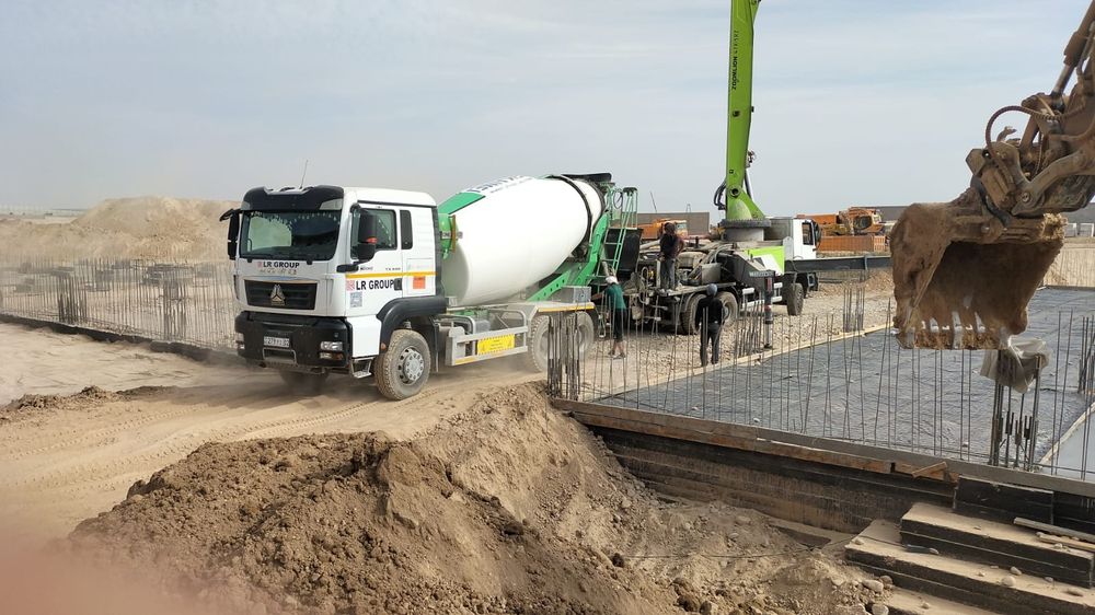 Бетон битон м300 Шымкент доставкасымен LR GROUP