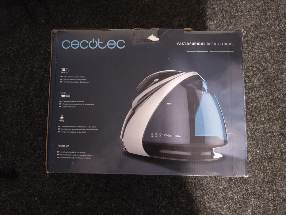 Vând aparat de călcat CECOTEC fast & furious 8050 x-treme NOU