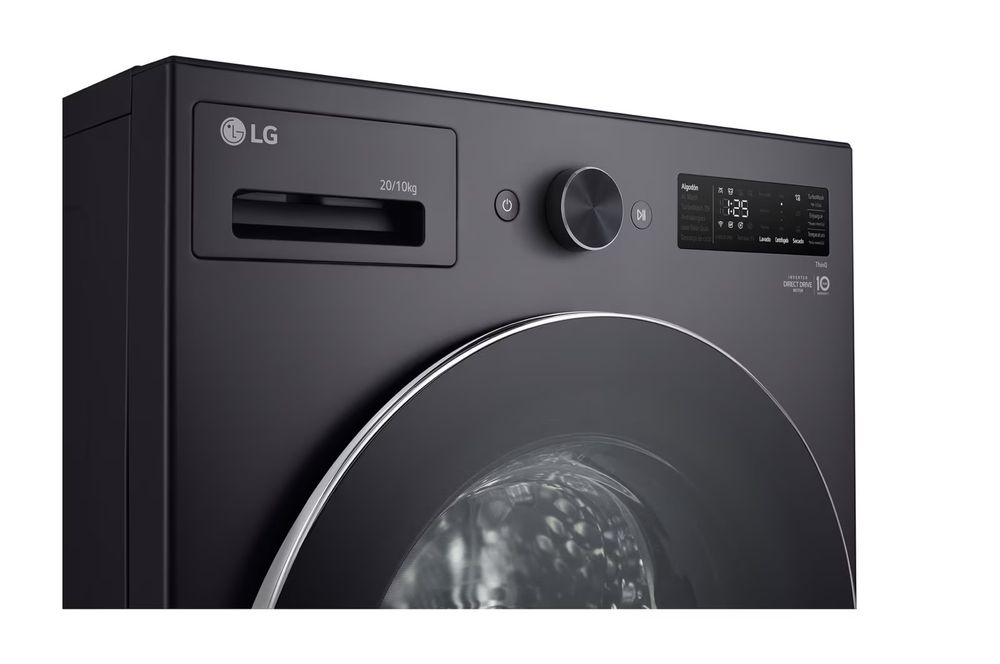Стиральная машина LG F0Z8DRP24  20/10 кг с сушкой Стальной.Цена оптом