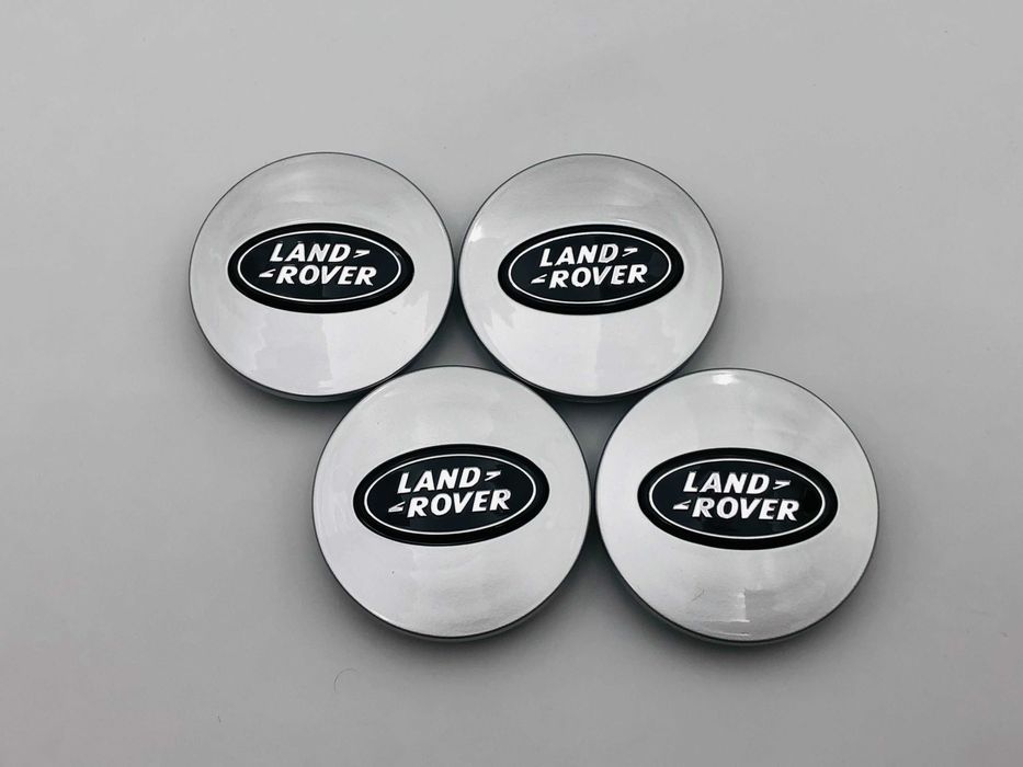 Capace Janta Compatibile Land Rover / Range Rover 63 mm gri/negru
