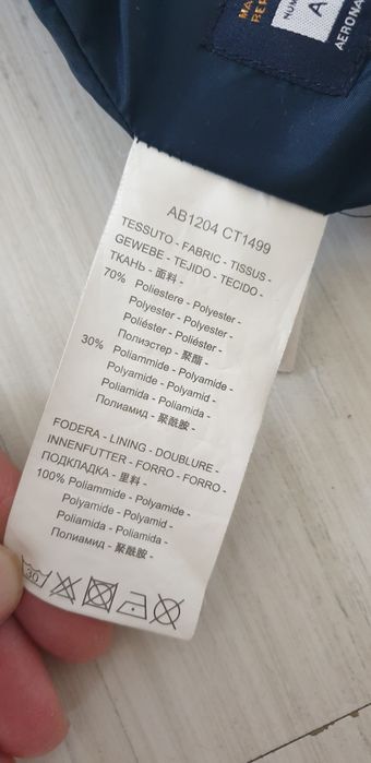 Aeronautica Militare Mens Size 48 - M Оригинал! Мъжко Яке Тип Бомбер!