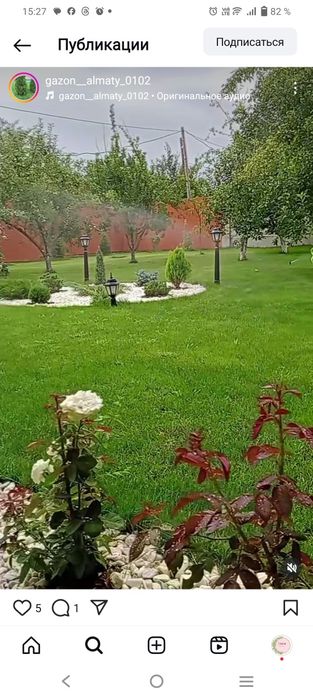 Озеленение, автополив