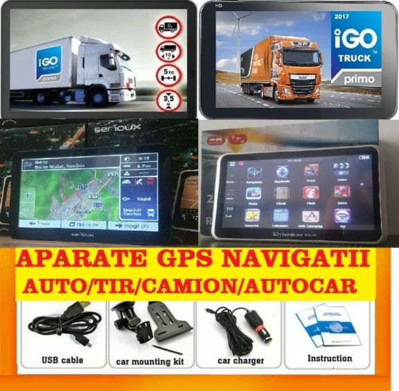 GPS*CAMION*MICROBUZ*AUTO*Igo Primo Mio Garmin Tomtom*Navigatie Autocar