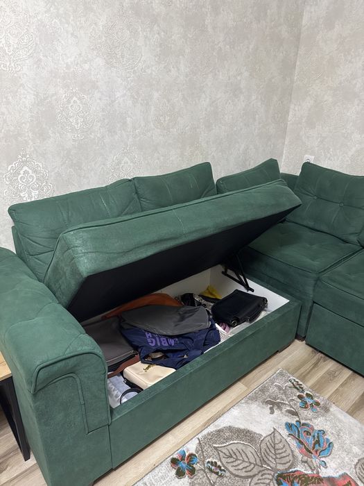 Диван зеленый раздвигающийся