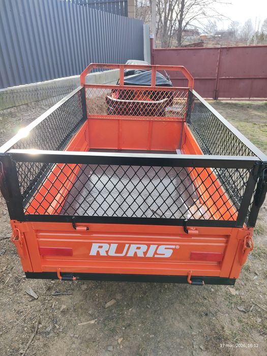 Motocultor Ruris 918 ACC 18CP NOU + remorcă + accesorii + 2 ani