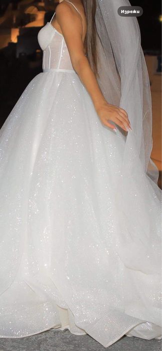 Дизайнерска булченска рокля по поръчка