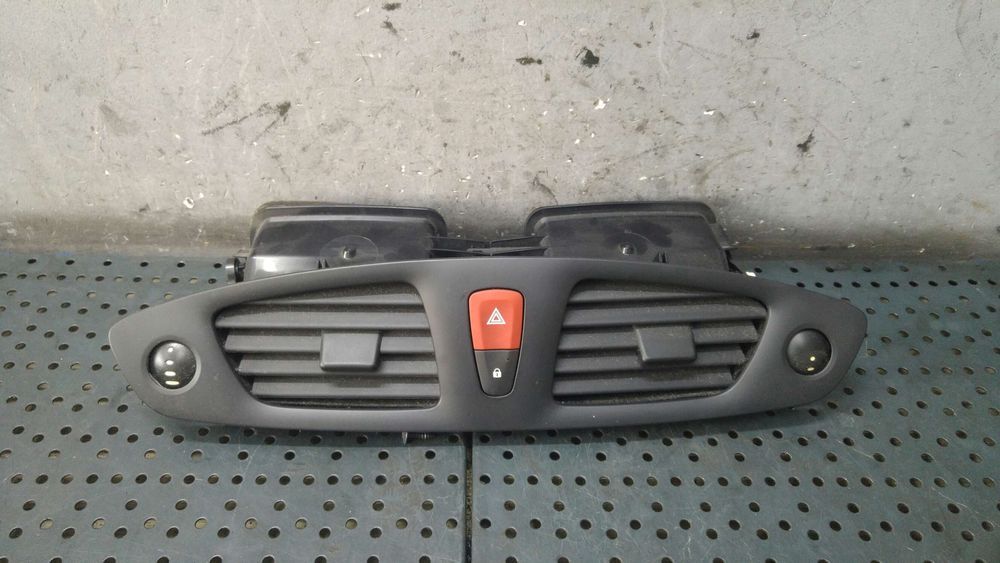 Grile aer bord centrale cu buton avarii renault scenic 3 jz0 1 682600031