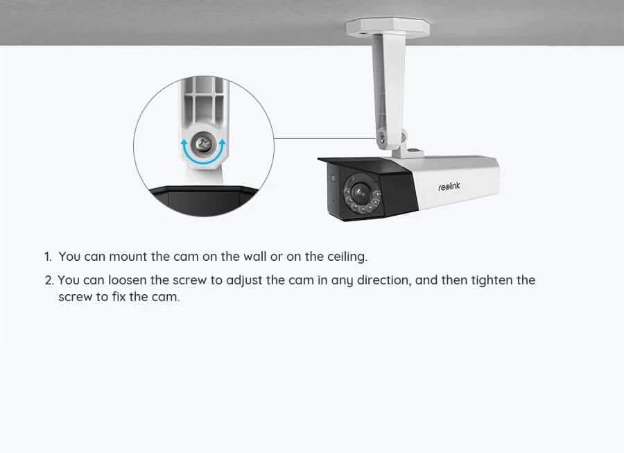 Camera de supraveghere Reolink DUO PoE P730 cu lentile duble
