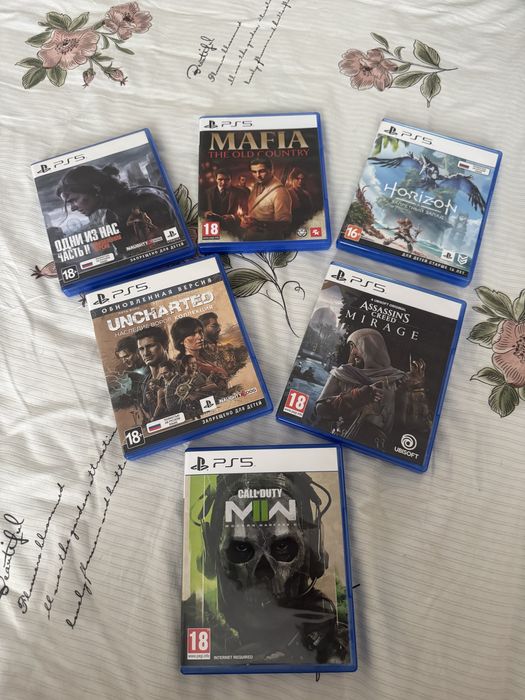 Диски на игровую приставку PS5