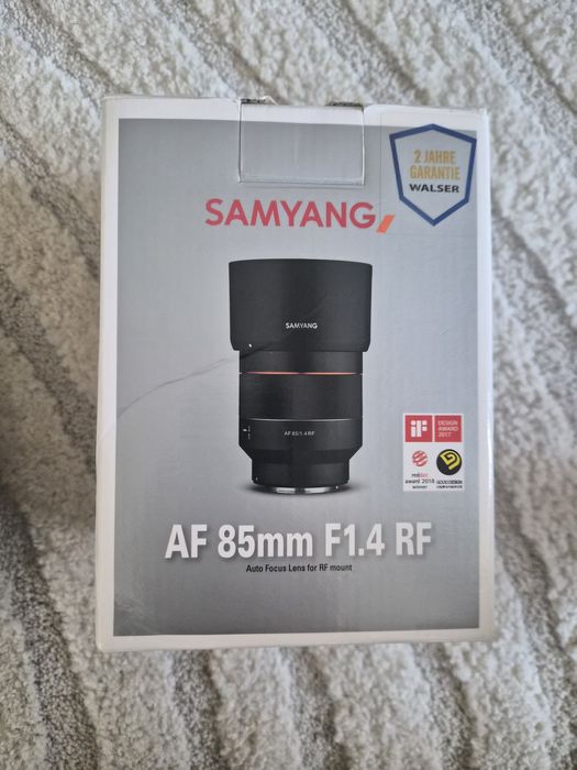 Samyang 85mm 1.4 rf for Canon