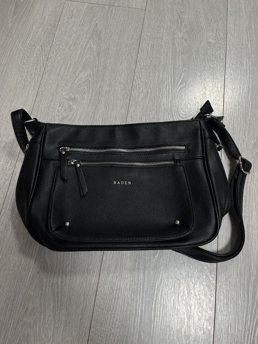 Сумки черные, экокожа, кожзам