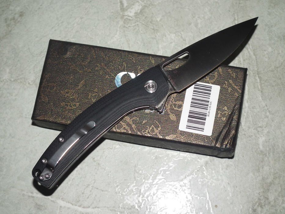 Cutie, nou briceag CH Knives 3530, otel D2, míner G10, liner lock