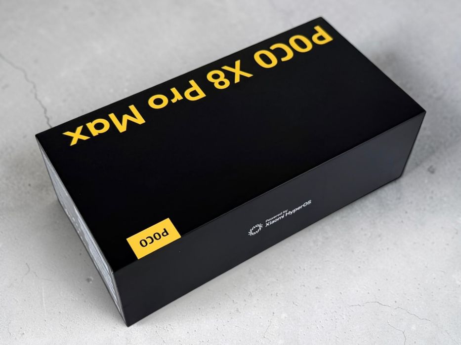ЧИСТО НОВ! Xiaomi Poco X8 Pro Max 256GB 12GB RAM Orange 2г. Гаранция!