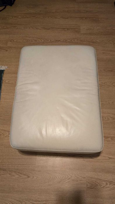 Canapea piele naturala extensibila Mobexpert + fotoliu + taburet gama POLO
