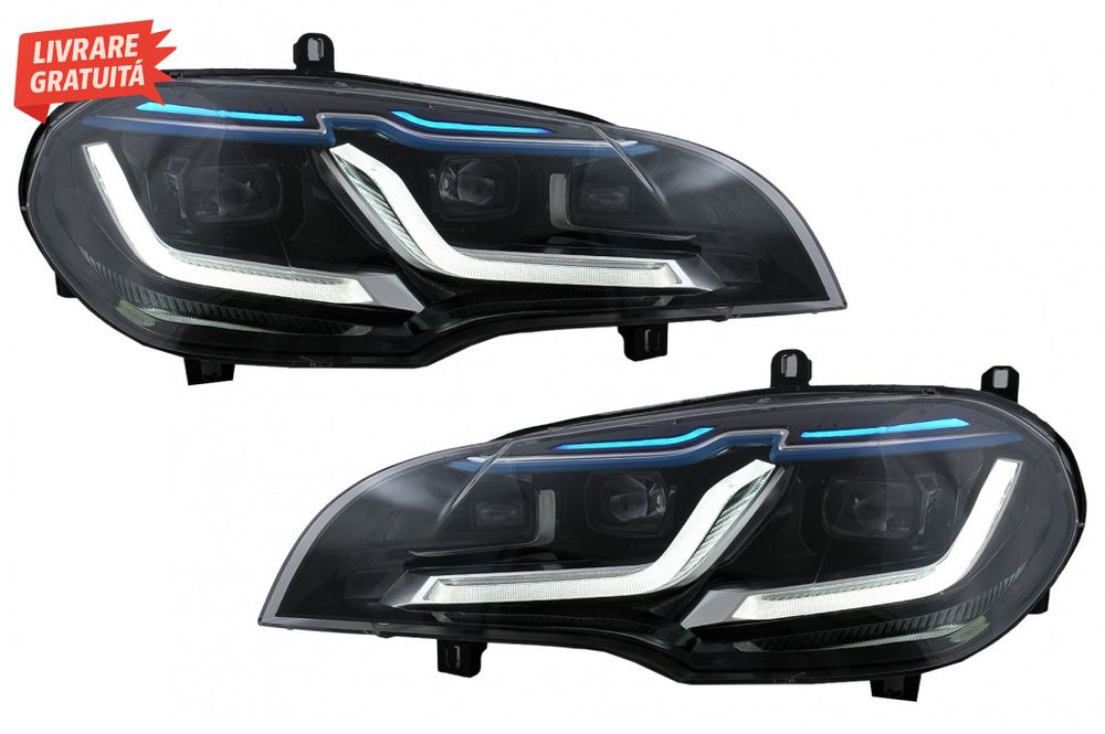 Faruri Full LED BMW X5 E70 (2007-2014) Conversie de la HID la LED