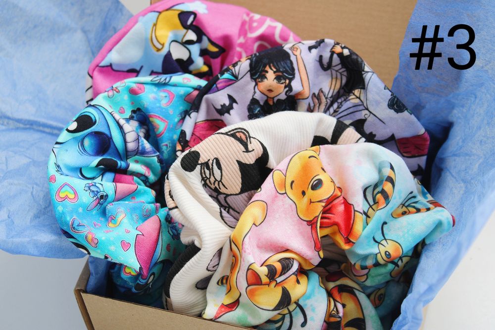 Скрънчи кутии, Обемни скрънчита, аксесоар за коса, Детски скрънчита