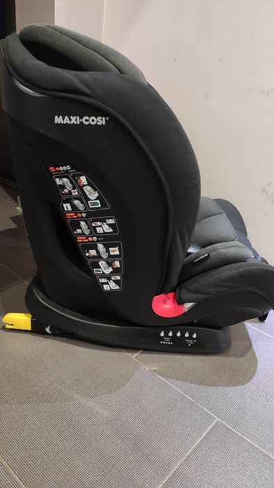 Столче за кола Maxi-Cosi - Titan, 9-36 kg, с IsoFix, Basic Black
