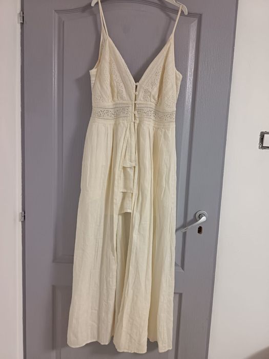 Zara rochie salopeta maxi