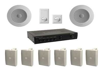 Фоновый звук/Настенные/Потолочные колонки/Динамики/Оповещение