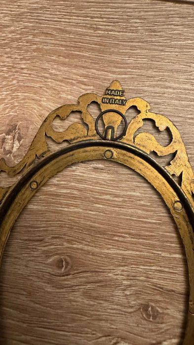 Барокова метална рамка– Италия, маркирана.