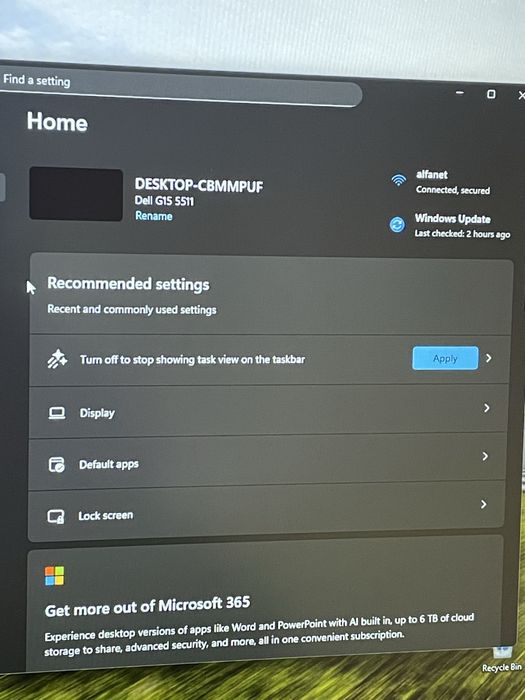 Dell G15 5511 rtx3050 i5-11400H 2.70GHz